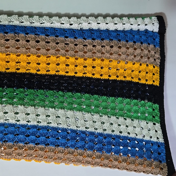 Simon Miller Mango Striped Openwork Knit Trouser Coastal Beach Vacation Boho - Picture 9 of 16